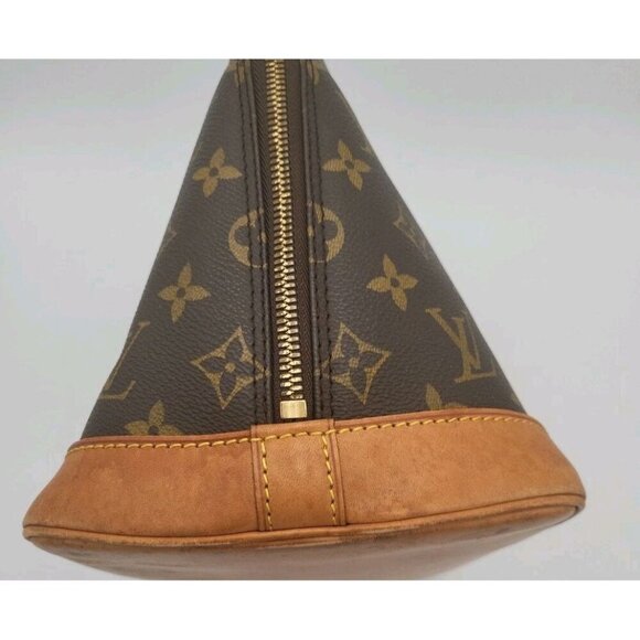 LOUIS VUITTON ALMA HANDBAG MONOGRAM M51130 SD0965 Large 9 X 13.5 X 6.3 Authentic - Picture 10 of 16